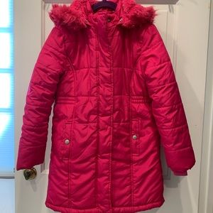 Gymboree girl puff coat size 7-8
